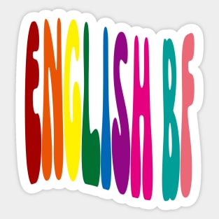 English Bf Sticker
